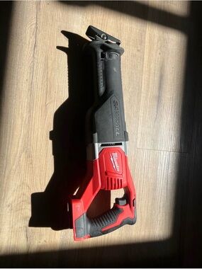 Milwaukee Red and Black Cordless Reciprocating Saw - Men Other